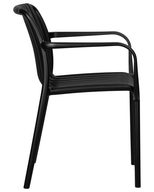 Набор 3 шт Стул обеденный DOBRIN WALTER ARM, черный (B-03)