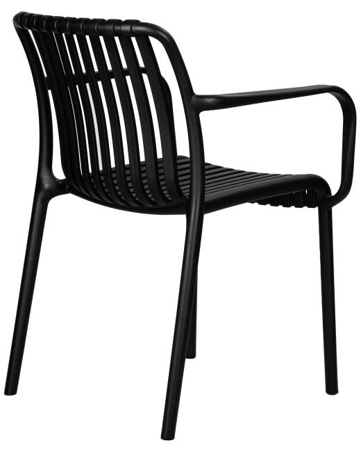 Набор 3 шт Стул обеденный DOBRIN WALTER ARM, черный (B-03)