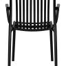 Набор 3 шт Стул обеденный DOBRIN WALTER ARM, черный (B-03)