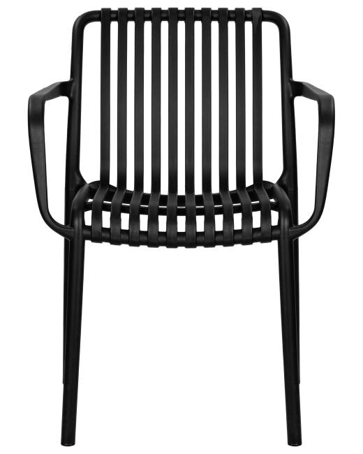 Набор 3 шт Стул обеденный DOBRIN WALTER ARM, черный (B-03)