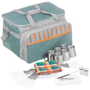 Набор для пикника на 6 персон (N-811(6)-GG) Nisus