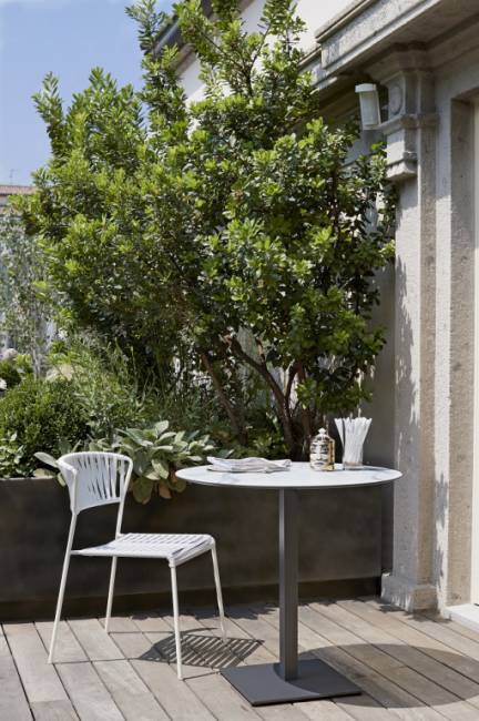 Подстолье металлическое Tiffany антрацит 400х400х730 мм