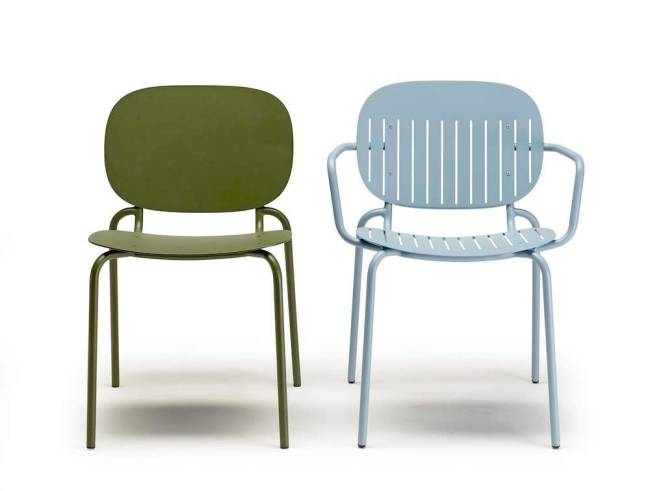 Стул металлический Si-Si оливковый 500х550х800 мм