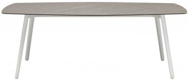 Стол ламинированный Squid белый, камень 2090х1080х730 мм Стол ламинированный Squid белый, камень 2090х1080х730 мм