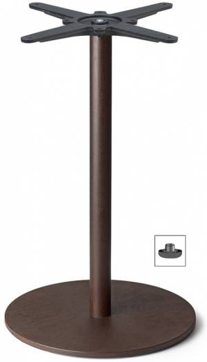 Подстолье металлическое Tiffany кортен Ø450х730 мм