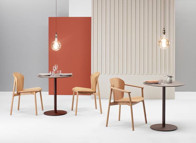 Подстолье металлическое Tiffany кортен Ø450х730 мм