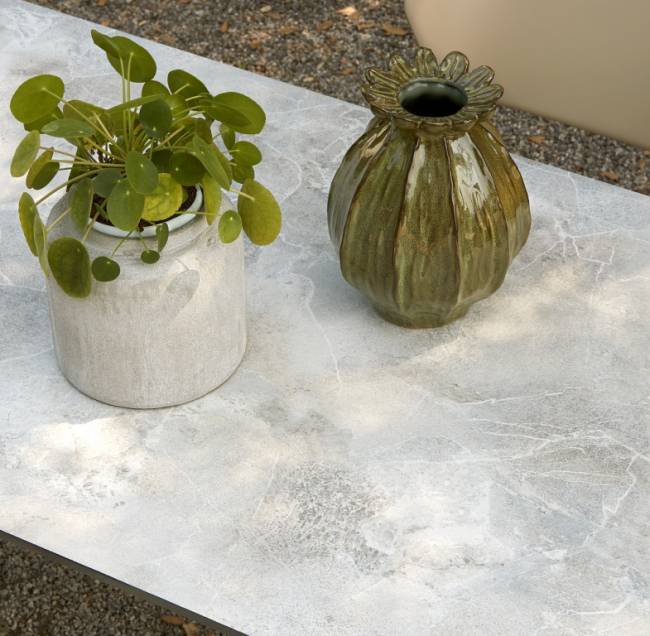 Столешница квадратная Compact Laminate для подстолья Nemo, Domino, Tiffany, Cross каменный 700х700х10 мм