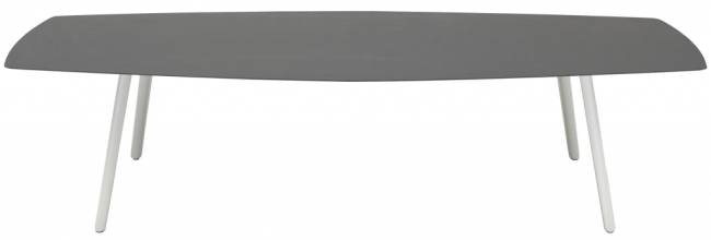 Стол ламинированный Squid белый, антрацит 2990х1290х730 мм Стол ламинированный Squid белый, антрацит 2990х1290х730 мм