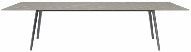 Стол ламинированный Squid антрацит, камень 2990х1200х730 мм