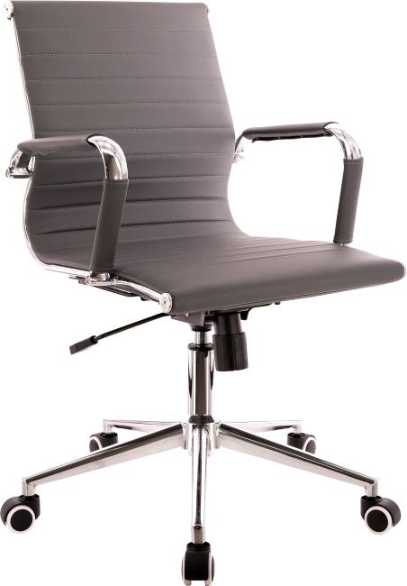 Кресло Everprof Leo (Лео) Т Экокожа Серый