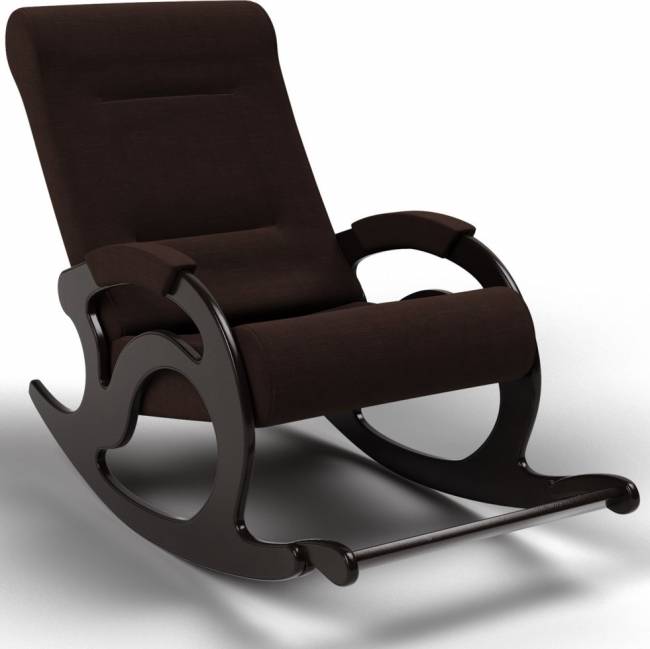 Кресло-качалка Тироль, ткань шоколад