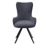 Стул DikLine 333 поворотный TW11 серый, ножки черные