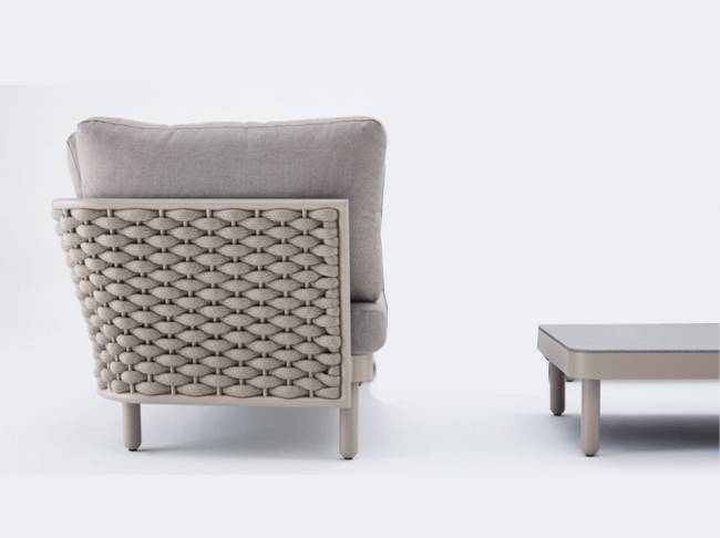 Диван плетеный модульный Leon 3130х845х685 мм