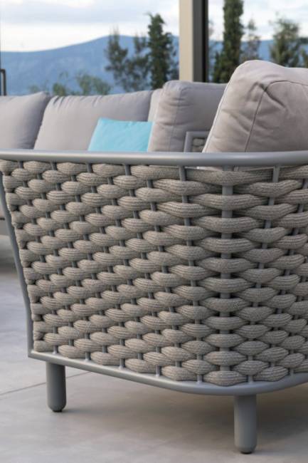 Диван плетеный модульный Leon 3130х845х685 мм