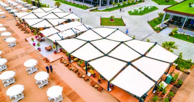 Навес квадратный Butterfly бежевый 3000х3000 мм Навес квадратный Butterfly бежевый 3000х3000 мм