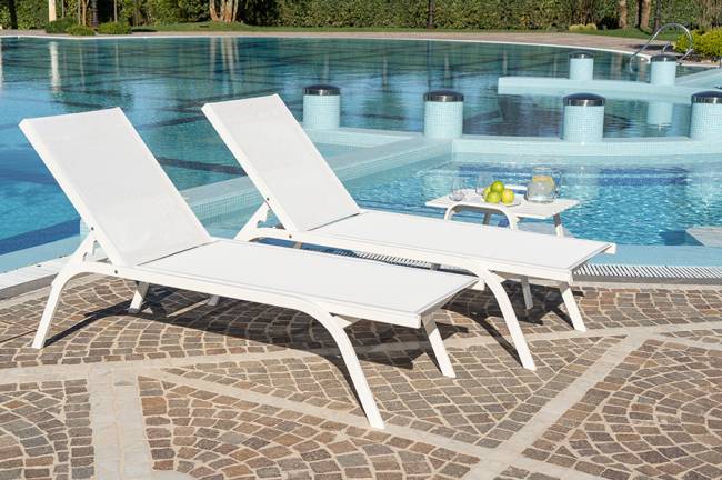 Шезлонг-лежак металлический Style 1970х620х400 мм Шезлонг-лежак металлический Style 1970х620х400 мм