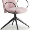 Кресло офисное с обивкой Mentha Pop черный, розовый 540х550х820 мм