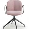 Кресло офисное с обивкой Mentha Pop черный, розовый 540х550х820 мм