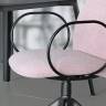 Кресло офисное с обивкой Mentha Pop черный, розовый 540х550х820 мм