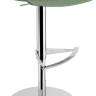 Табурет пластиковый барный X-Treme B Pro полированный, хромированный, зеленый 480х480х750-870 мм