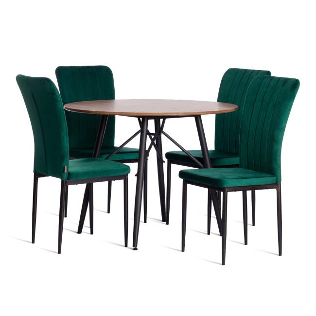 Стул VERTER (mod. BC577-DC) / 1 шт. в упаковке металл, флок, 41 х 52 х 95 см, Green (зеленый) HLR56 / черный зеленый металл, флок Стул VERTER (mod. BC577-DC) / 1 шт. в упаковке металл, флок, 41 х 52 х 95 см, Green (зеленый) HLR56 / черный зеленый металл, флок