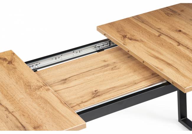 раскладной Лота Лофт 120 25 мм дуб вотан / черный матовый