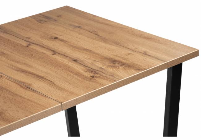 раскладной Лота Лофт 120 25 мм дуб вотан / черный матовый