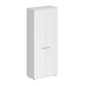 SG.824.WH.WH / Гардероб 800х400х1955, з.ст ЛДСП 16 мм / корпус: белый; фасады: белый