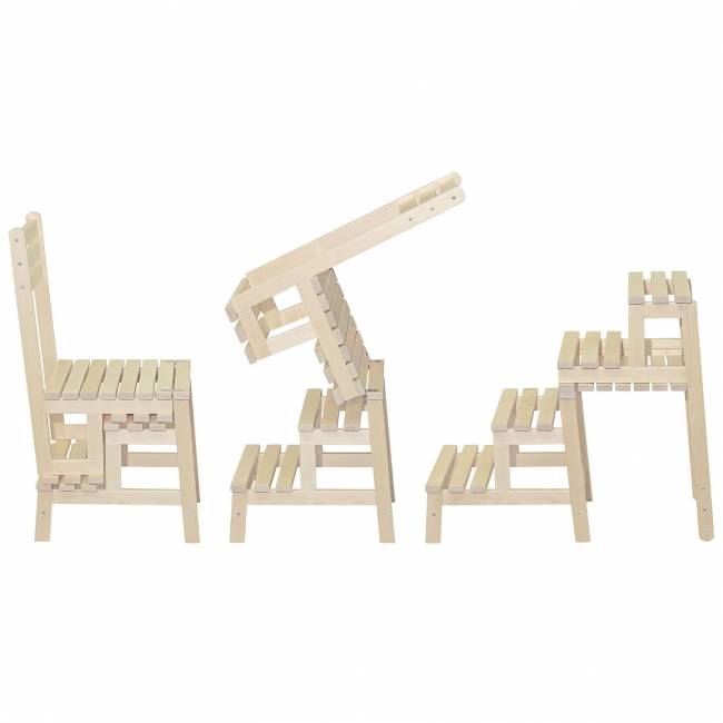 Стул-стремянка Массив лак Стул-стремянка Массив лак