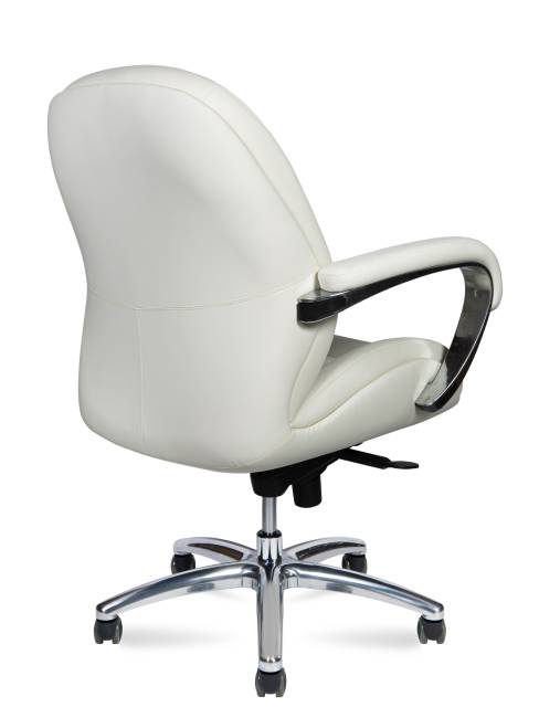 Кресло офисное / Гранд LB йвери / Grand LB ivory / слоновая кость экокожа