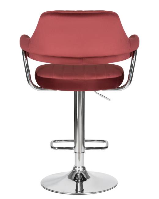 Стул барный DOBRIN CHARLY, винный велюр (MJ9-35)