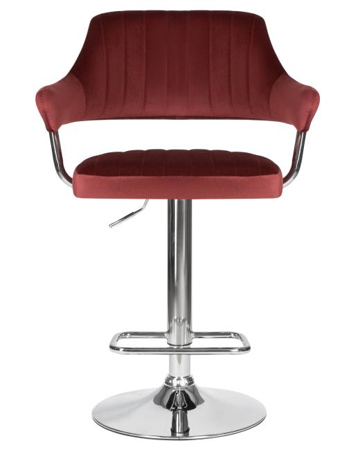 Стул барный DOBRIN CHARLY, винный велюр (MJ9-35)