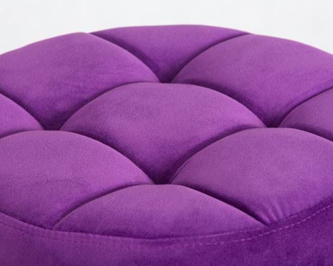 Табурет барный DOBRIN BRUNO BLACK, фиолет велюр (MJ9-58)