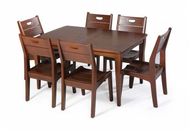 Стол прямоугольный "Аристократ" из массива лиственницы