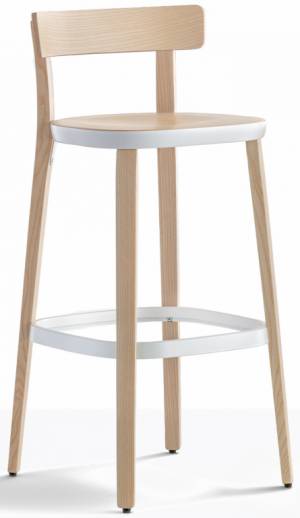Стул деревянный барный Folk 440х425х970 мм