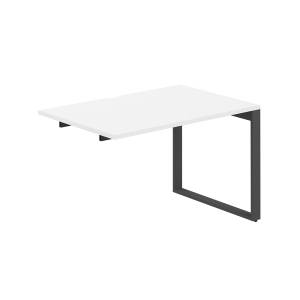 AG.187.WH.V.72.AN / Секция рабочей станции 1200х800х750 / профиль О-образный: 70х20 антрацит; столешница с вырезом; столешница: белый