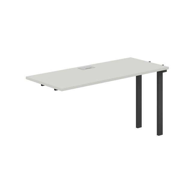 SG.264.SH.63.AN / Секция рабочей станции s-b-s 1400х600х750 / профиль: 60х30 антрацит; столешница: серый бархат