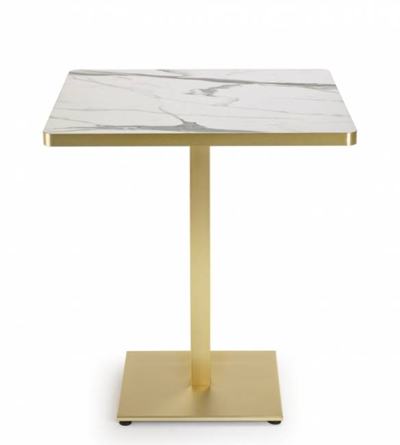 Подстолье металлическое Tiffany латунь 400х400х730 мм