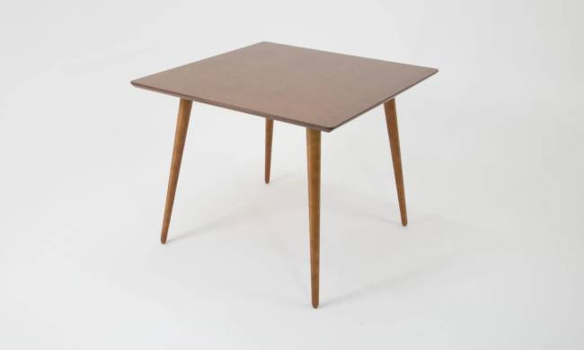 Стол Монте М 100 орех со стульями Франк орех велюр бежевый