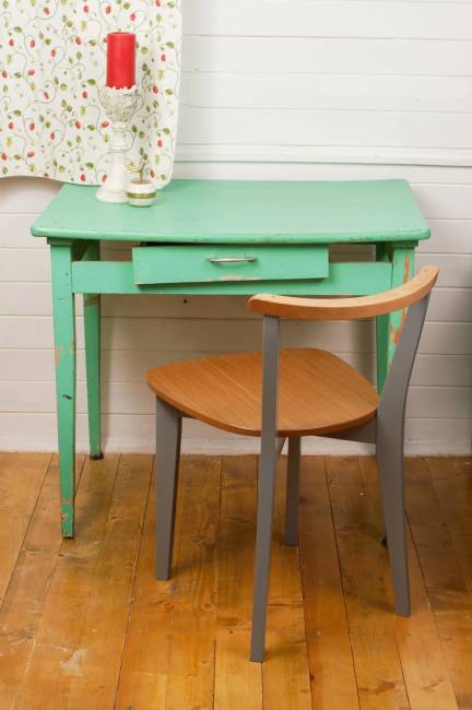 Стул Франк Ж, Натуральное дерево/Серый Стул Франк Ж, Натуральное дерево/Серый