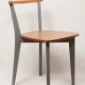Стул Франк Ж, Натуральное дерево/Серый Стул Франк Ж, Натуральное дерево/Серый