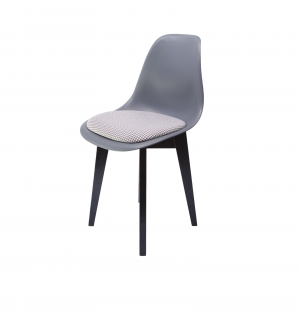 Стул Сашш чёрный /серый, серый ГЛ