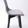 Стул Сашш чёрный /серый, серый ГЛ