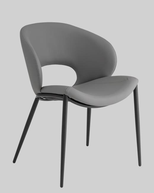 Стул Вивьен экокожа серый