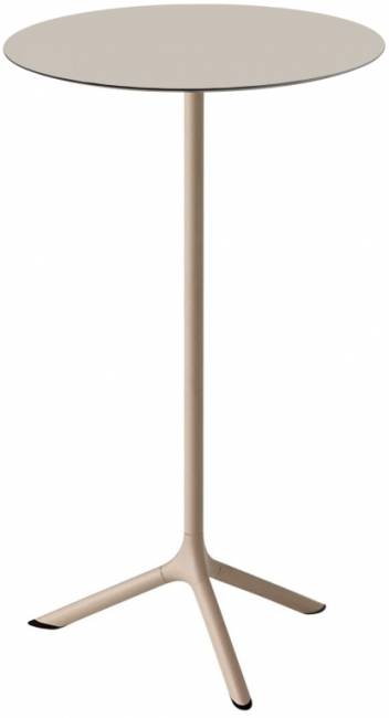 Стол ламинированный барный складной Tripe Folding тортора, тортора Ø600х1100 мм