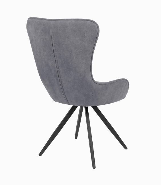 Стул DikLine 333 поворотный TW09 светло-серый, ножки черные