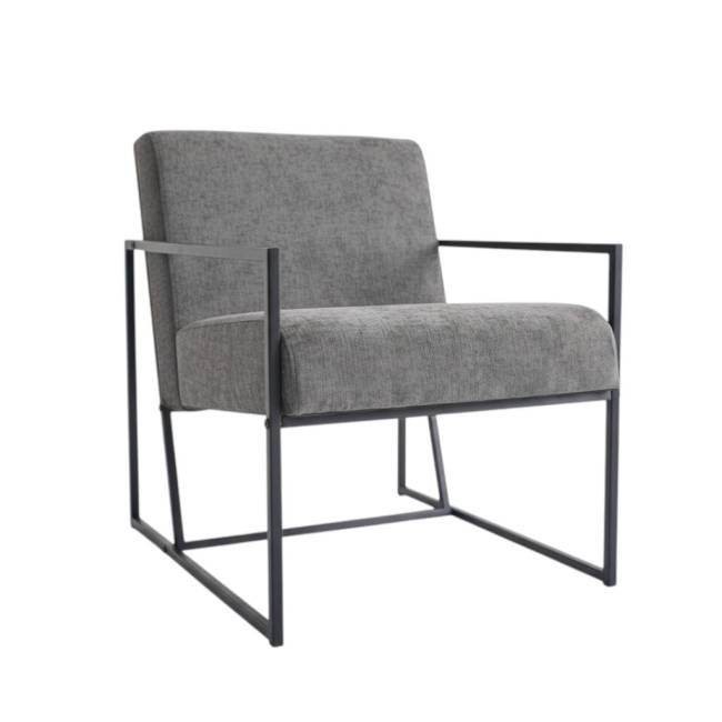 Кресло Алекс шенилл серый