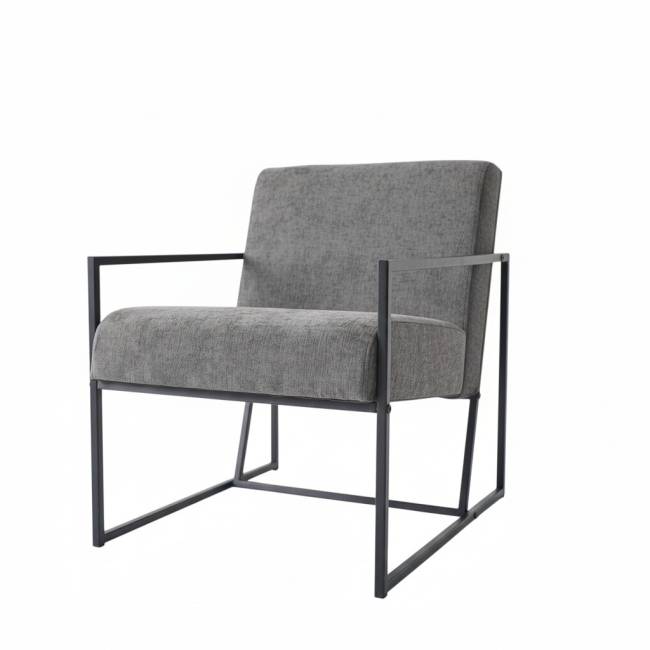 Кресло Алекс шенилл серый