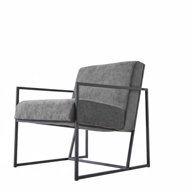 Кресло Алекс шенилл серый