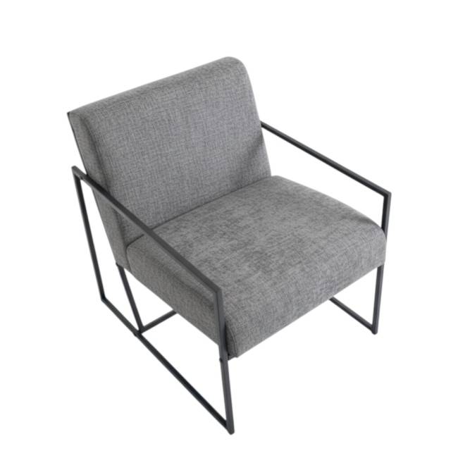 Кресло Алекс шенилл серый